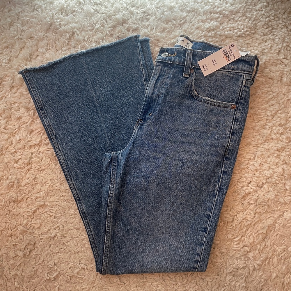 Abercrombie & Fitch Flare Jeans in Classic Blue
